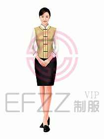 中餐服務(wù)員制服618