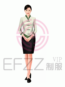 中餐服務(wù)員制服640
