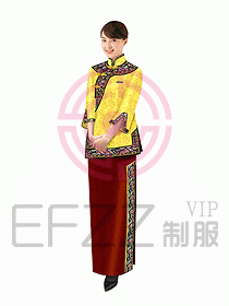 中餐迎賓制服117