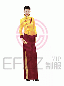 中餐迎賓制服121