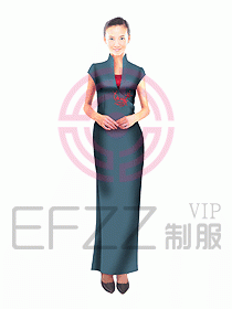 中餐迎賓制服236