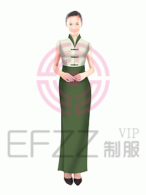 中餐迎賓制服286