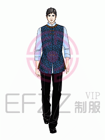 中餐服務(wù)員制服799