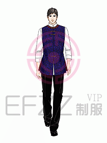 中餐服務(wù)員制服805