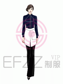 酒店中餐服務(wù)員制服設(shè)計923