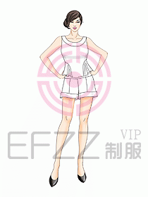 按摩技師服611