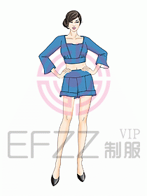 按摩技師服687