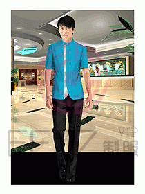 酒店前廳總臺制服361