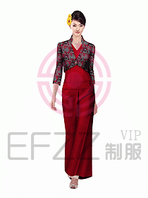 桑拿水療會所咨客制服227