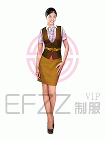 女職業(yè)裝馬夾設(shè)計(jì)圖177