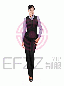 女職業(yè)裝馬夾設(shè)計圖181
