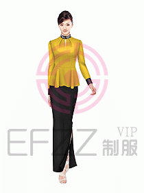 酒店西餐咨客制服設計圖260