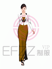 酒店西餐咨客制服設計圖264