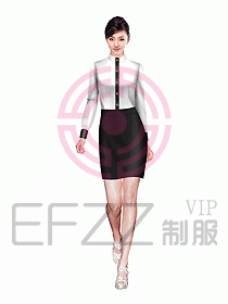 西餐服務員制服設計圖592