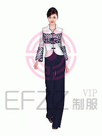 中餐服務員制服設計圖1000
