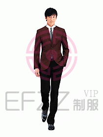 酒店部門經(jīng)理西服設計圖237