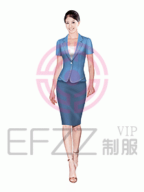 女職業裝夏裝設計圖328