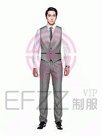 男職業(yè)裝馬夾設(shè)計圖029