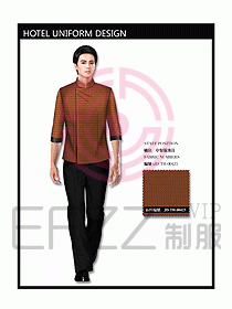 中餐服務(wù)員制服設(shè)計效果圖1110