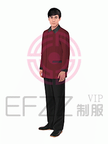 酒店客服服務員制服設計效果圖280
