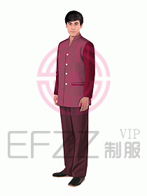 酒店客服服務(wù)員制服設(shè)計效果圖290
