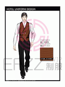 酒店西餐服務(wù)生制服設(shè)計圖739