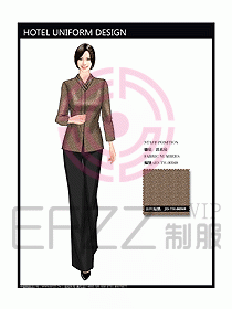 酒店客服服務員制服設計圖320