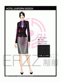 前臺服務(wù)生制服設(shè)計效果圖459