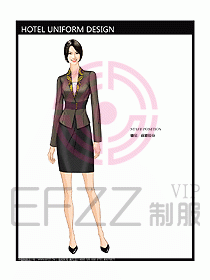 前臺服務(wù)生制服設(shè)計效果圖467