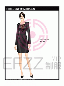 前臺(tái)服務(wù)生制服設(shè)計(jì)效果圖481