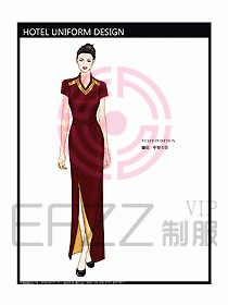 酒店中餐領(lǐng)班制服設(shè)計(jì)圖094