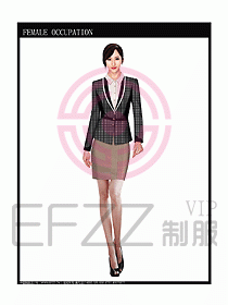 女時尚秋冬職業(yè)裝設計圖662