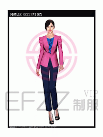 女時(shí)尚秋冬職業(yè)裝設(shè)計(jì)圖672