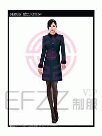 女職業(yè)裝大衣設計圖062