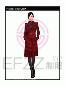 女職業裝大衣設計圖104
