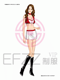 KTV男女服務(wù)員制服設(shè)計(jì)圖470