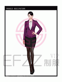 時(shí)尚職業(yè)女西服設(shè)計(jì)圖696
