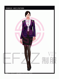 時尚職業女西服設計圖802