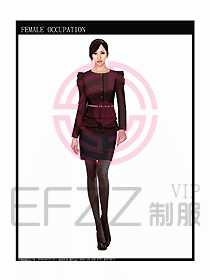 時尚職業(yè)女西服設(shè)計圖838
