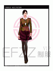 時尚職業(yè)女西服設計圖849