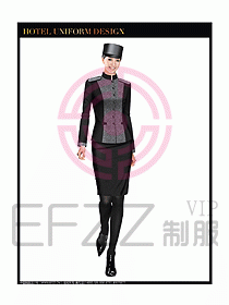 酒店門(mén)童制服設(shè)計(jì)圖738