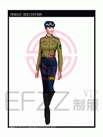 長(zhǎng)袖保安服制服設(shè)計(jì)圖307