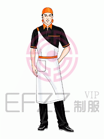 快餐廳制服設計圖005