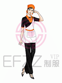 快餐廳制服設(shè)計(jì)圖008