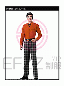 快餐服務生制服設計圖083