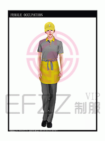 快餐服務(wù)生制服設(shè)計(jì)圖130