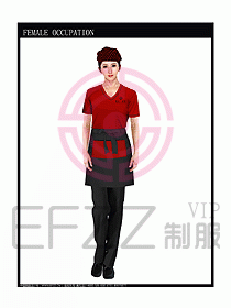 快餐服務(wù)生制服設(shè)計(jì)圖167