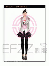 女秋冬職業(yè)裝設計圖870