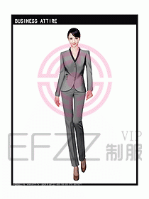 女秋冬職業(yè)裝設計圖921