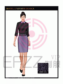 酒店西餐服務(wù)員制服設(shè)計(jì)圖833